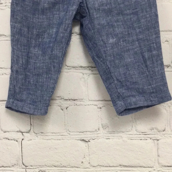 3-6M Janie & Jack Girls Linen Pants with Bow - Picture 3 of 4